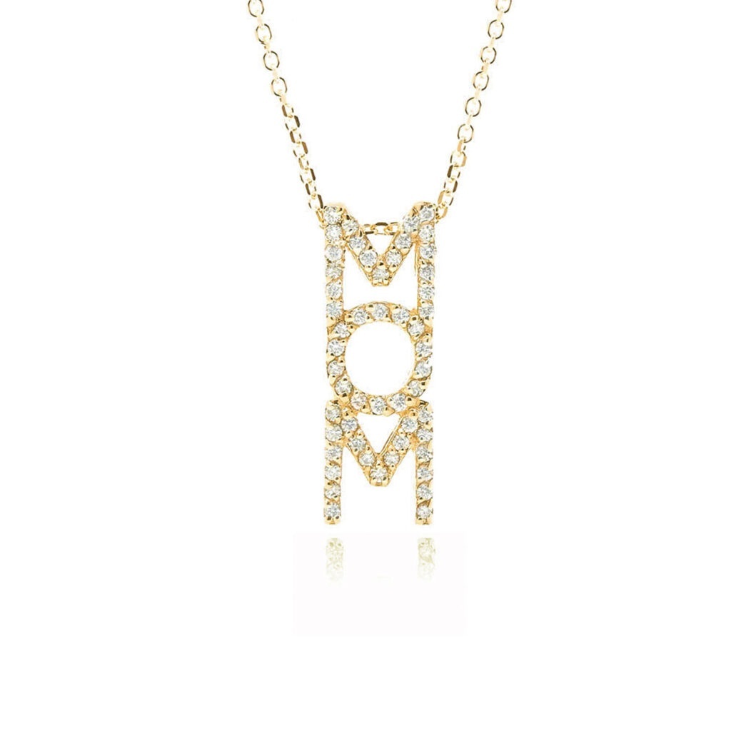 שרשרת Mom יהלומים