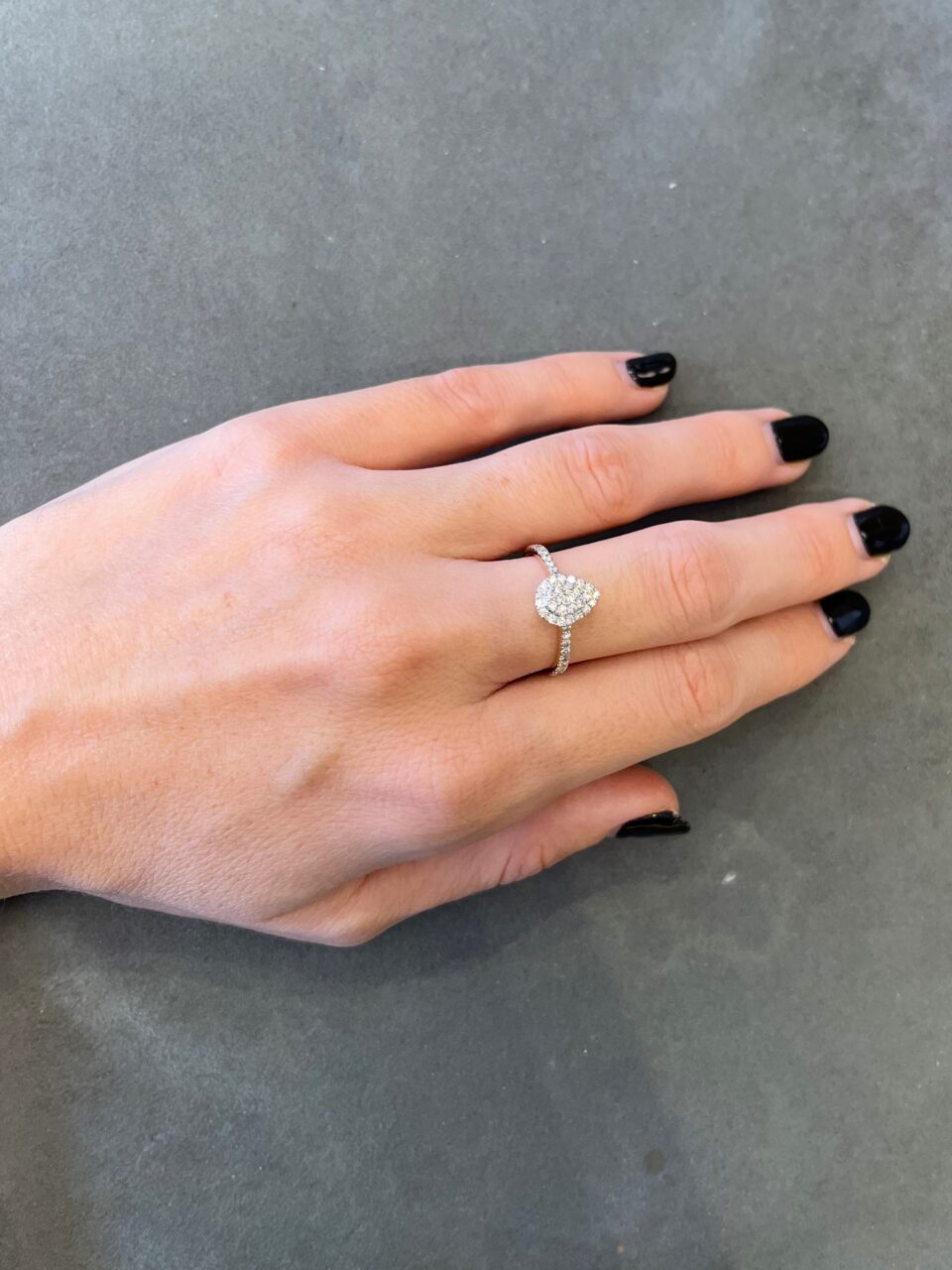 Pear Shape Diamond Ring
